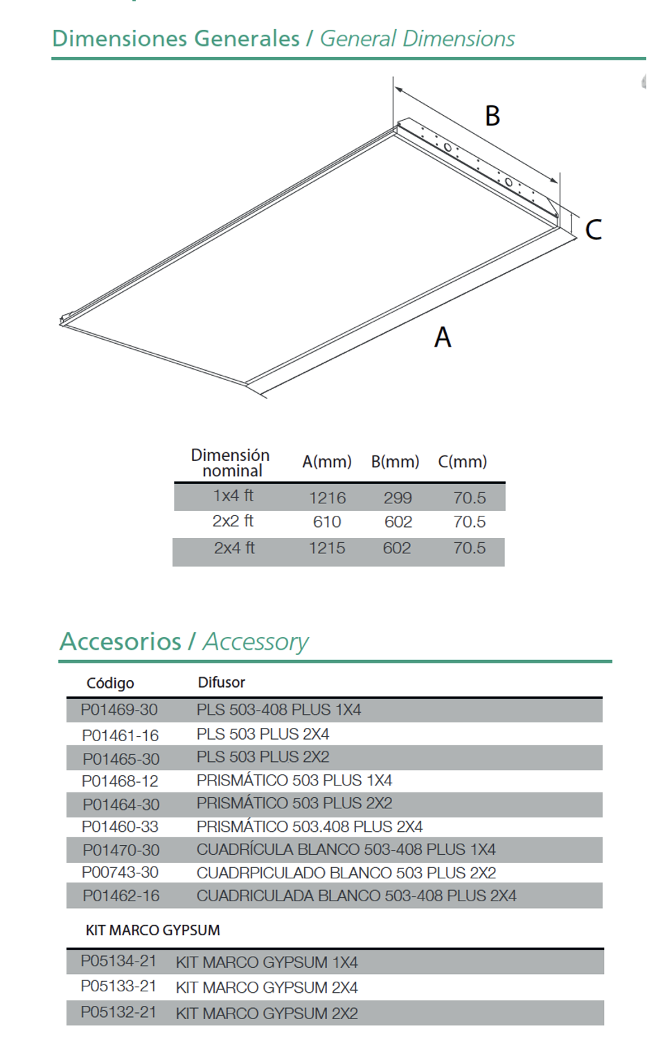 503 Plus Tubo LED
