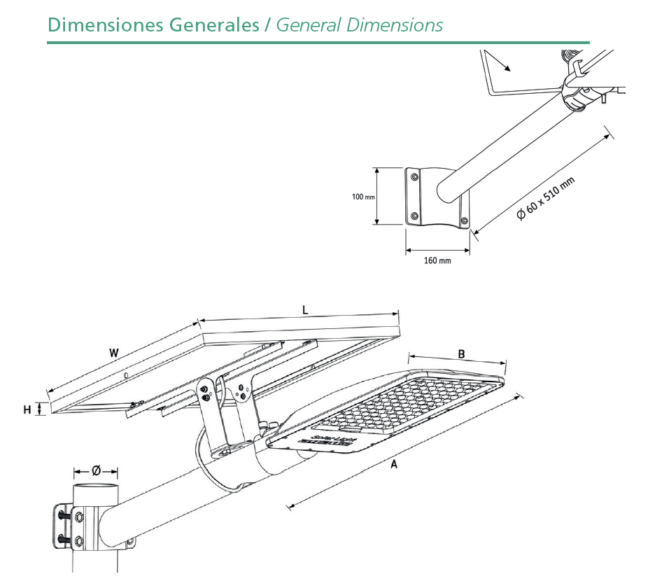 Led Light Solar S Kit
