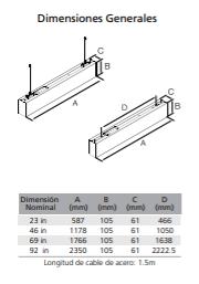 dimensiones generales