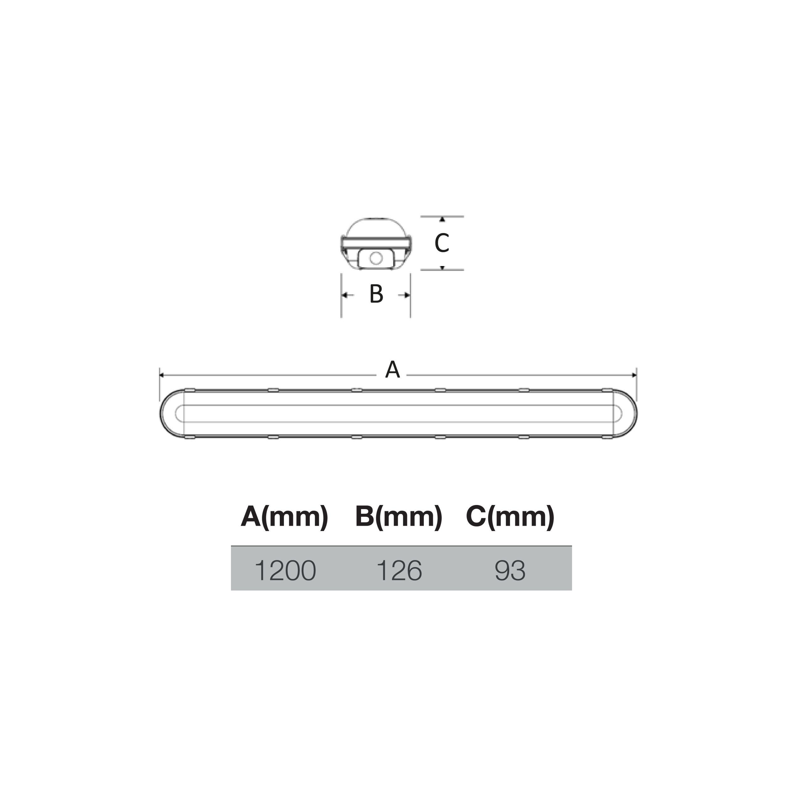 LED Hermética 3CCT