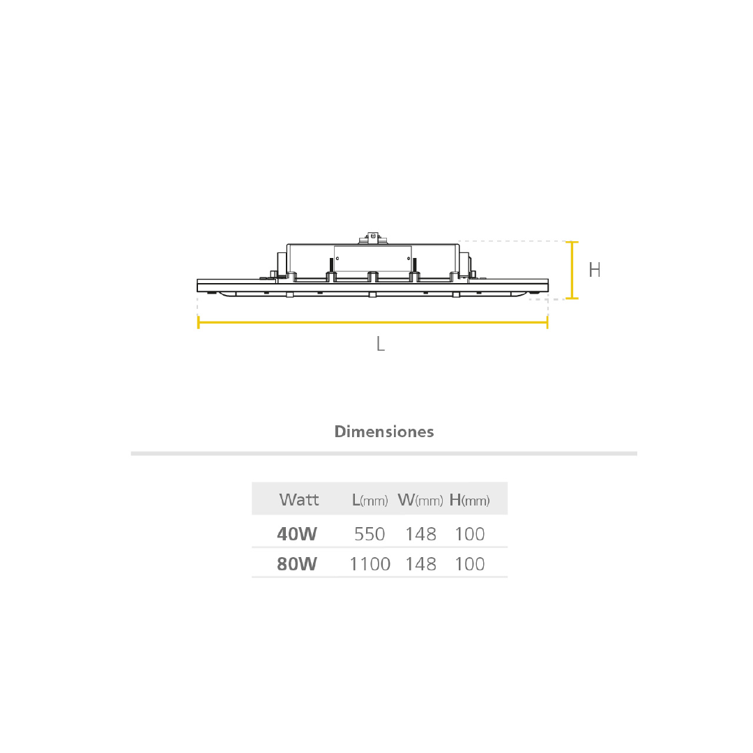 LED Lineal Syl Secure