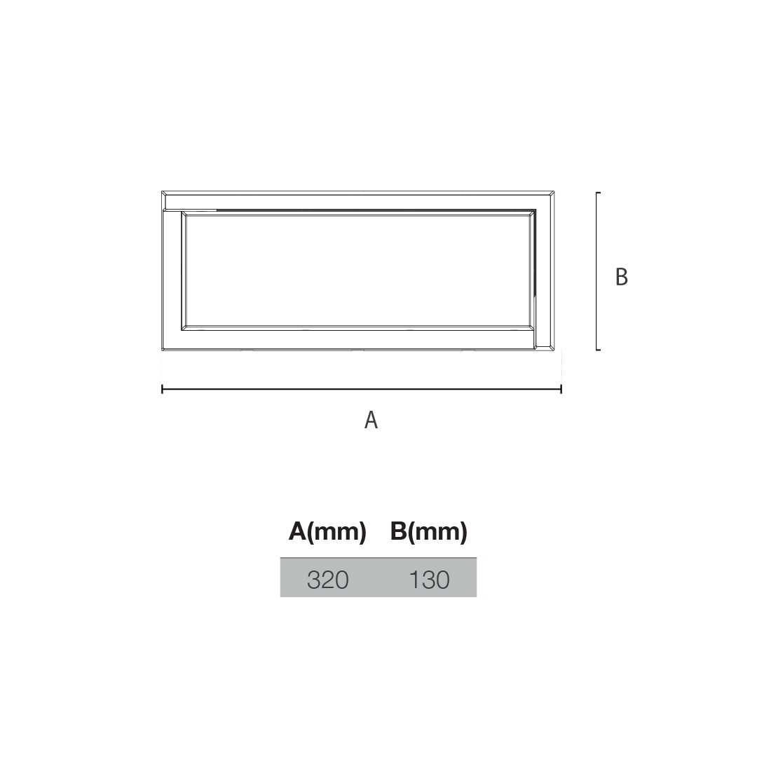 LED ASTRO RC dimensiones