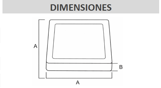  LED PANEL SQ SP UNV