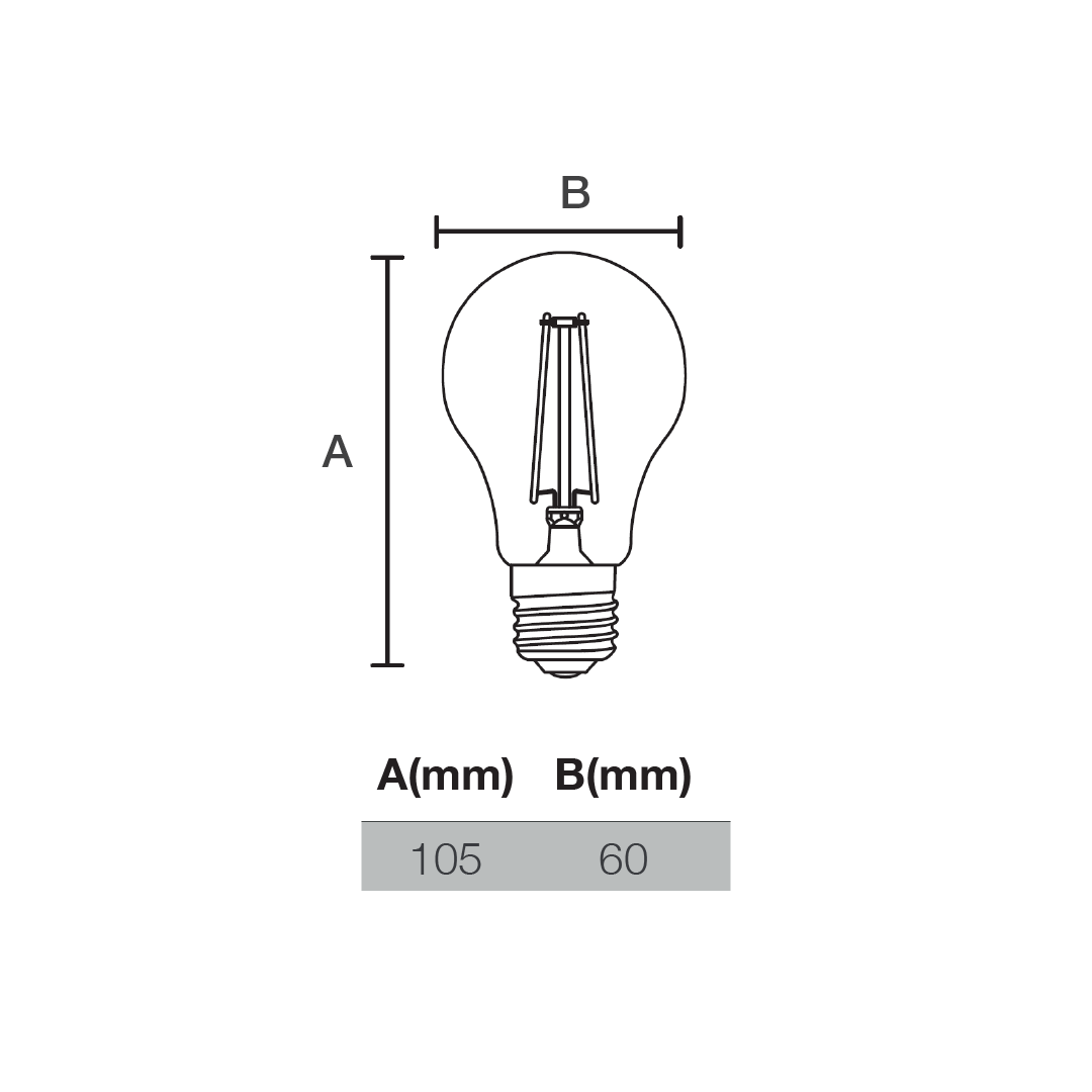 LED Vintage A60