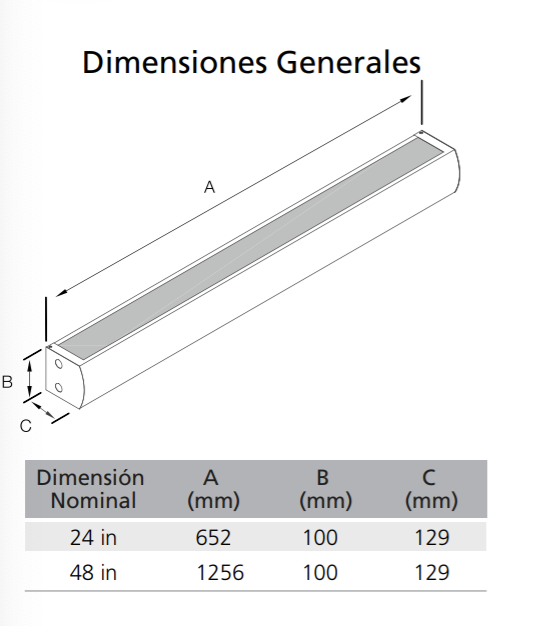 106 Tubo LED