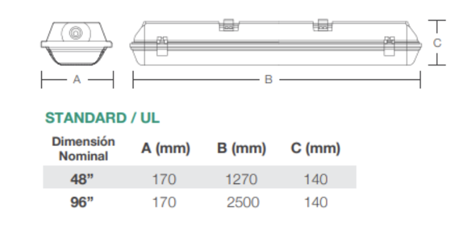 705 Tubo LED