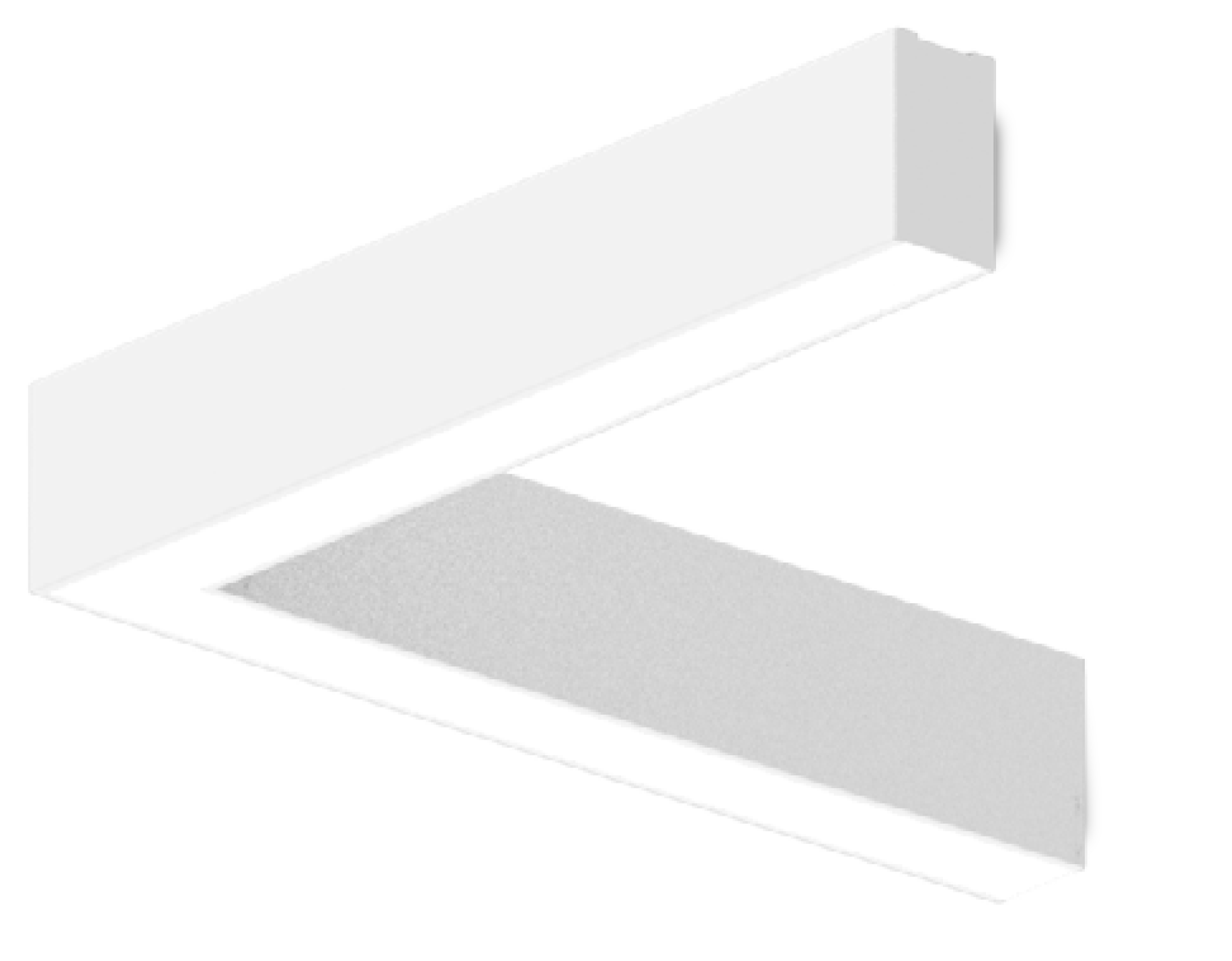 imagen luminaria en forma L LED