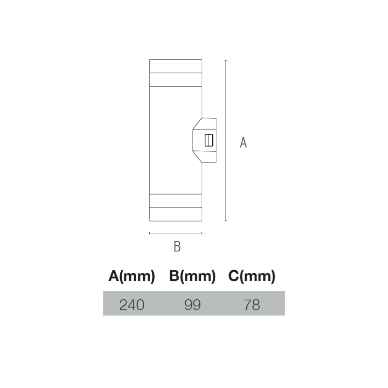 LED Antar Double RD